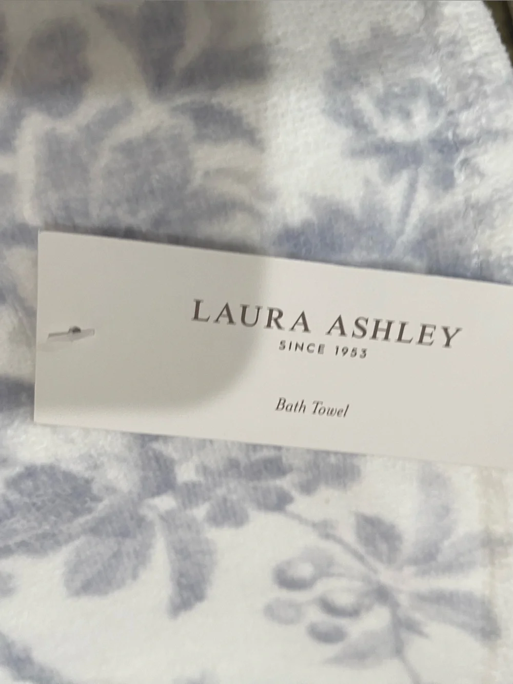 Laura Ashley Walled Garden Blue Towels Bundle - bath, hand & finger towels -NEW!